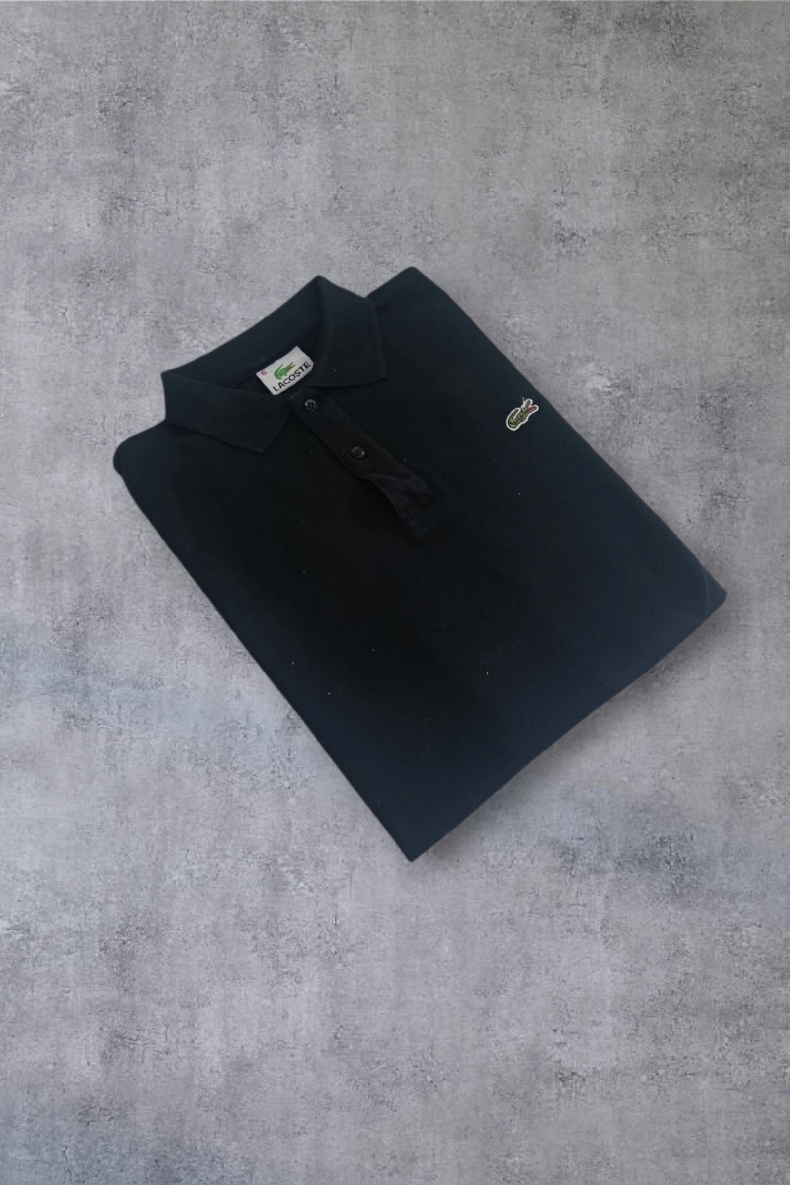 | Polo Lacoste Hombre| Color Negra | 100% Algodón | Talla L | – photo 2